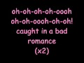 bad romance lyrics- Lady Gaga