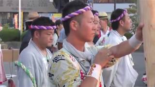 合同番組　駅前で総踊り　その２　潮来祇園祭禮2018　初日