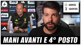 ALLEGRI: perché ORA si parla di OBIETTIVI MINIMI? | Conferenza Stampa Pre Udinese Juventus