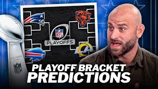 Who’s Built to Go ALL THE WAY? 🏆 | NFL Playoff Bracket Predictions