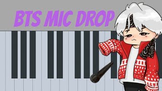 BTS MIC DROP 🎤 (마이크 드롭) on mobile piano prod.lunatic sam