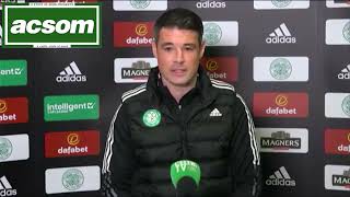 Darren O'Dea reveals how Celtic B players can step up to Ange Postecoglou's first team // ACSOM