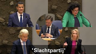 Kamerleden Slachten 'Ongeïnteresseerde' Rutte voor 1 uur lang