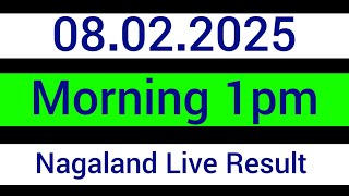 NAGALAND STATE NARMADA SATURDAY 1PM MORNING LOTTERY LIVE RESULT DATE ON 08.02.2025