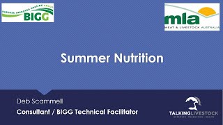 Managing summer feed and pre-joining nutrition webinar recording