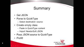 How to Read/Parse JSON into C# Objects: Simple Example with QuickType and Visual Studio 2019