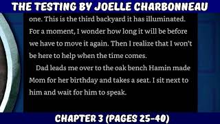 The Testing by Joelle Charbonneau (Chapter 3)