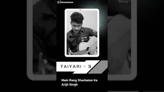 Taiyaari-3 | Main Rang Sharbaton ka.     #shorts #acoustic #guitar
