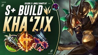 S+ BUILD KHA'ZIX: Become A TOTAL Carry Jungler In Season 11! | Challenger Jungle Guide & Build