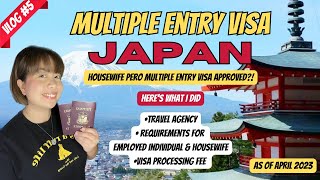 VLOG #5: Japan Multiple Entry Visa Granted | Employed and Housewife Requirements | April 2023 | JP