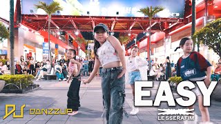 【KPOP IN PUBLIC】 LE SSERAFIM - EASY Dance Cover by DANZZUP Kids From Taiwan Team4 信義威秀(夜晚版)