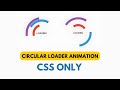How to Create Circular Loading Animation using CSS Only