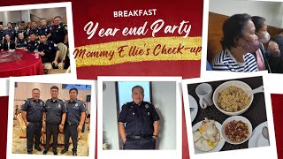 Vlog 12 | Firefighters' Year end party, Breakfast and Mommy Ellie's visit to the Doctor