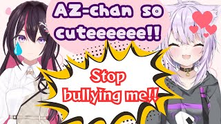 Okayu enjoys BULLYING AZKi‼️【Hololive】