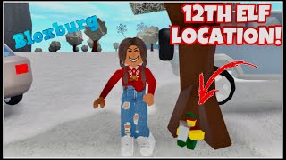 *12TH ELF* LOCATION IN THE ELF HUNT 2021 IN BLOXBURG ROBLOX!