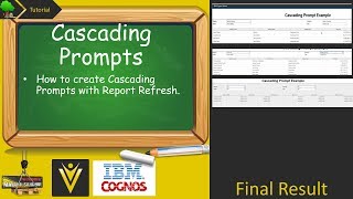 IBM Cognos Cascading Prompt With Page Refresh