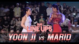 YOON JI vs MARIDㅣWAACKING Semi Final ㅣ2019 LINE UP SEASON 5