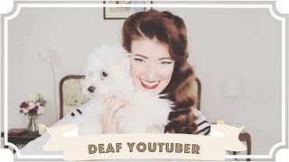 How To Be A Deaf YouTuber // Answering Questions