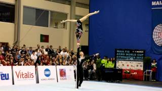 Maia 2012 Acro World Cup Balance Belarus Mixed Pair Vaitsiakhouski, Kashpanova