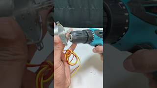 Synchronous Motor Generator Using Drill Machine ; 1000 Volt AC Produced