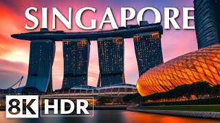 Singapore 8K Ultra HD HDR 240fps - Drone Video / 8K TV Video