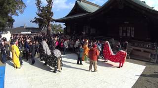 30秒の心象風景10313・厄落としの獅子～吉備津彦神社～