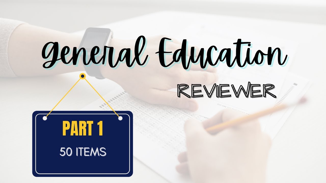 General Education Part 1 | LET REVIEWER | 2023 EDITION | LATEST - YouTube