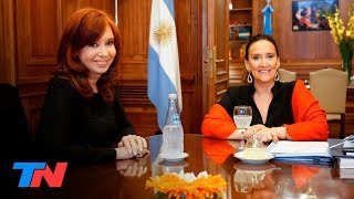 La transición de las vice: Michetti y Cristina Kirchner, juntas