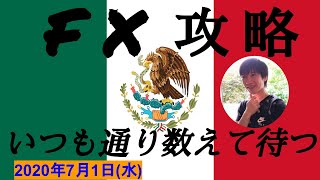 【メキシコペソ円でFX攻略！】1H足上昇第３波、５波動終われば大きく落ちるかな(´・ω・｀)？