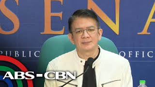 Senate President Chiz Escudero holds press conference | ABS-CBN News