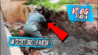 🦄 594 - [ VLOG FAMILLE ] TRAVAUX - DEMOLITION DU MUR ET DECOUVERTE TRES ETRANGE ... VRAIMENT