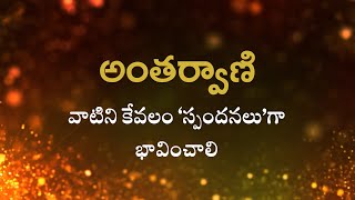 అంతర్వాణి  | వాటిని కేవలం 'స్పందనలు'గా భావించాలి   | Heartfulness |  15-08-2022