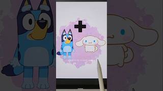 Drawing different characters #drawing #sanrio #cinnamoroll #cuteart #cartoonart #animeart
