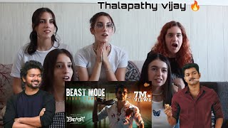 Beast Mode-Video Song Reaction Girls Foreigner | Thalapathy Vijay | Nelson | Anirudh |