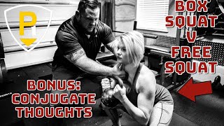 Should you box squat? And thoughts on the conjugate approach