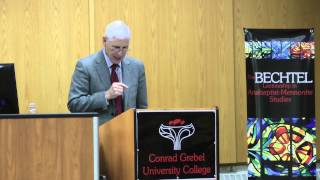 2013 Bechtel Lecture with Chris Marshall - Compassion, Justice and the Work of Restoration