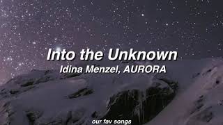 into the unknown - idina menzel, aurora (frozen 2) (lyrics/letra)