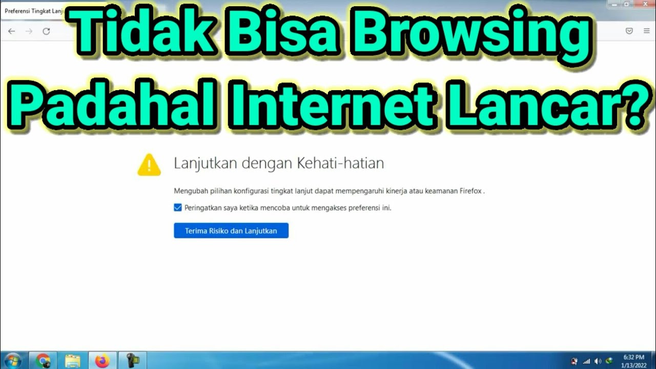 Cara Atasi Mozila Firefox Tidak Bisa Browsing, Padahal Internet Lancar ...