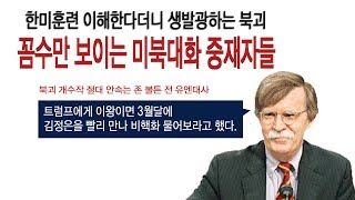 18년3월12일 꼼수만 보이는 미북대화 중재 특사,안속는 미국