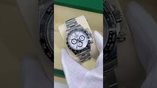 2023 RELEASE Rolex Cosmograph Daytona Panda, White dial, Oyster bracelet, Oystersteel Watch 126500LN