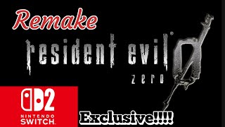 Resident Evil Zero Remake Timed Exclusive for Nintendo Switch 2