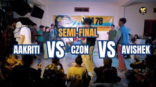 Jam78 Vol 1 || All style (1on1) Semi-Final || Aakriti vs Czon vs Avishek || Nepal