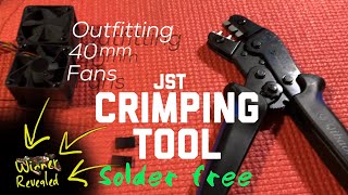 Arrma RC DIY - Solder FREE Outfitting 40mm Fans - JST Terminal crimping tool ~ HOW TO