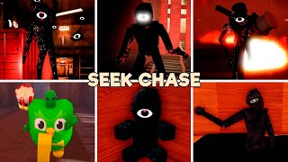 DOORS Seek Chase VS 39 Different Seek Chases | ROBLOX