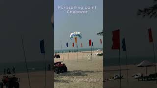 উচ্চতা বাড়ে, দিগন্ত প্রসারিত হয়… 🌊☁️Cox’s Bazar-এর বুকে, প্যারাসেইলিং পয়েন্ট থেকে এক অন্যরকম দৃশ্য!