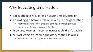 GS Educate Girls to Eradicate Hunger