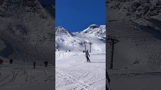 Skiing on a glacier! Kitzsteinhorn, Austria