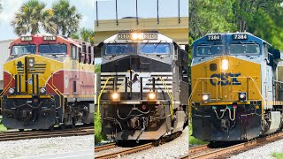 Railfanning Around Northern Florida ft. FEC 430, CSX 1982 \u0026 More! [Read Desc]