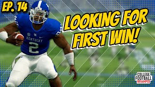 Looking For First Win! - Kentucky NCAA Football 14 Dynasty | Ep. 14