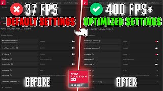 AMD Radeon: Best Settings to BOOST FPS for Gaming & Performance - New UPDATED Tweaks🔧